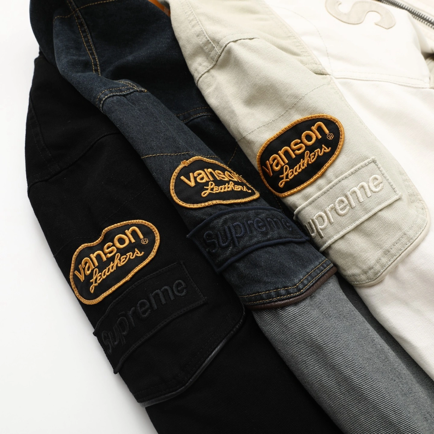wg.luxury- S575 Supreme x Vanson Leathers x Cordura 3colour item:E-F000I0499-3H